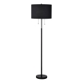 Lampadaire FOGO 2xE27/15W/230V noir