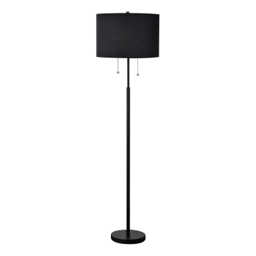 Lampadaire FOGO 2xE27/15W/230V noir