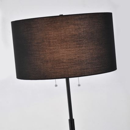 Lampadaire FOGO 2xE27/15W/230V noir