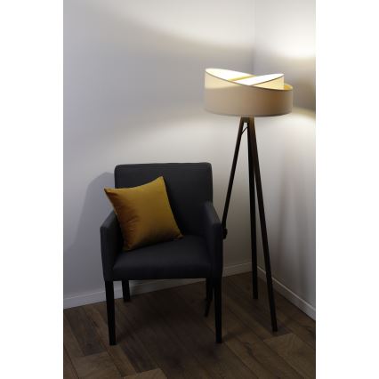 Lampadaire GALAXY 1xE27/60W/230V beige/wenge