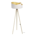 Lampadaire GALAXY 1xE27/60W/230V blanc/beige