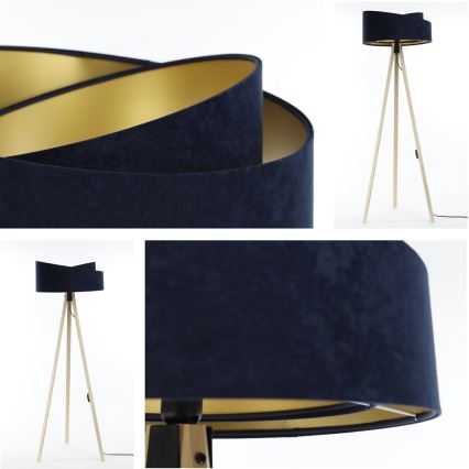 Lampadaire GALAXY 1xE27/60W/230V bleu/beige