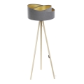 Lampadaire GALAXY 1xE27/60W/230V gris/beige