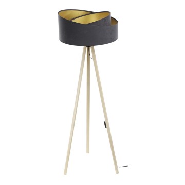 Lampadaire GALAXY 1xE27/60W/230V gris/beige