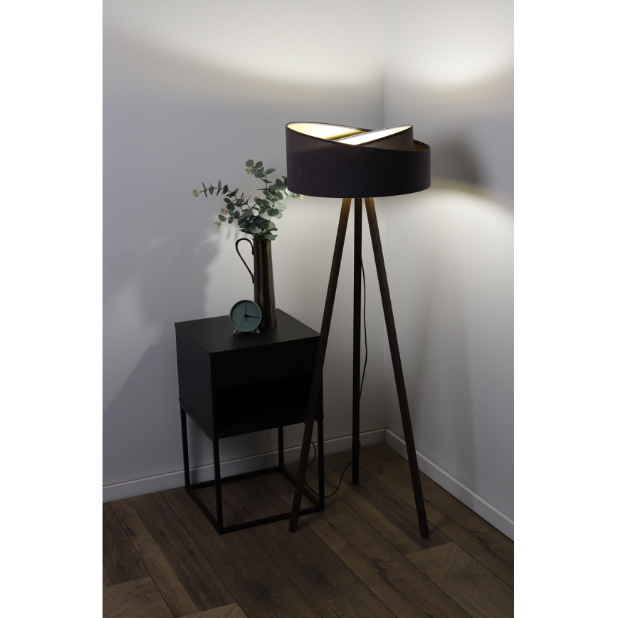 Lampadaire GALAXY 1xE27/60W/230V gris/marron
