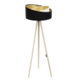 Lampadaire GALAXY 1xE27/60W/230V noir/beige