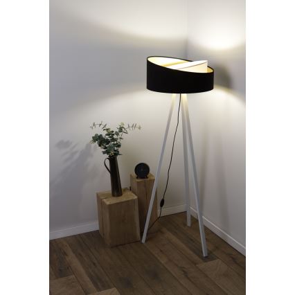 Lampadaire GALAXY 1xE27/60W/230V noir/blanc