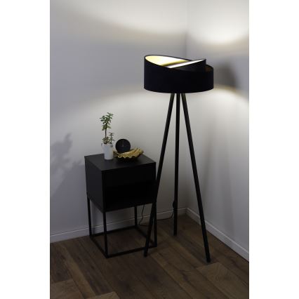 Lampadaire GALAXY 1xE27/60W/230V noir/wenge