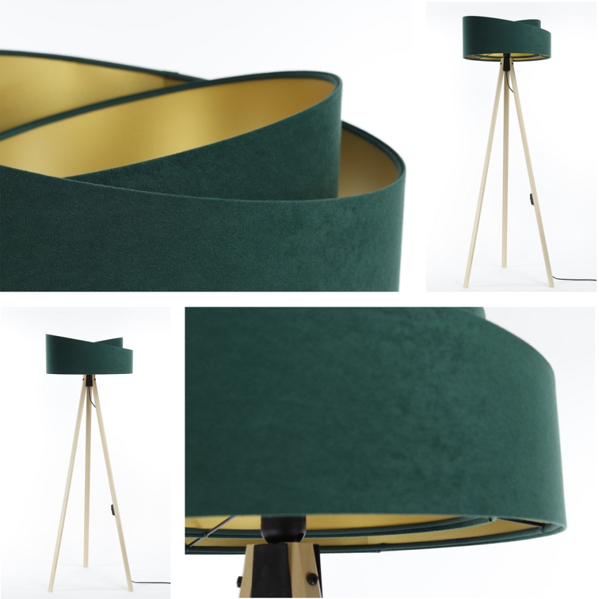 Lampadaire GALAXY 1xE27/60W/230V vert/beige