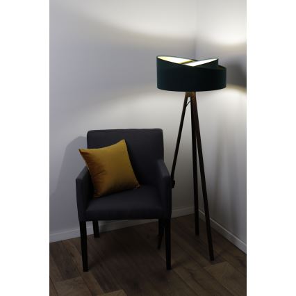 Lampadaire GALAXY 1xE27/60W/230V vert/wengé