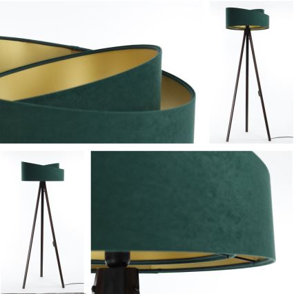 Lampadaire GALAXY 1xE27/60W/230V vert/wenge