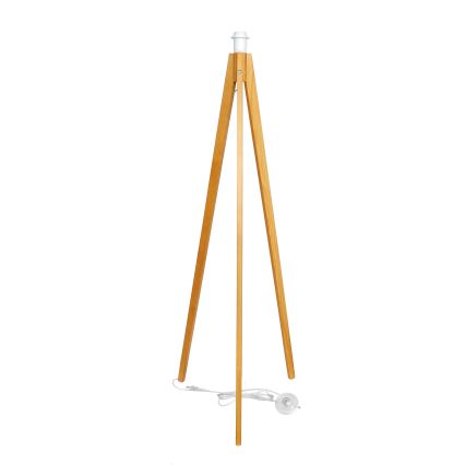 Lampadaire HELEN 1xE27/15W/230V crème/doré/chêne