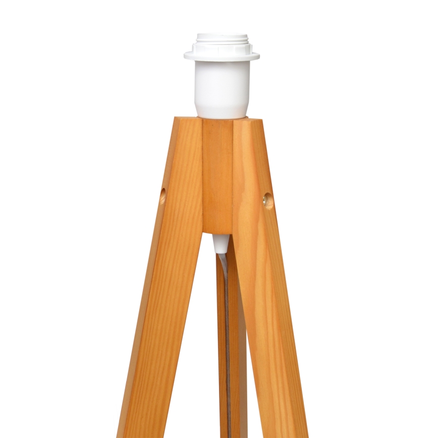 Lampadaire HELEN 1xE27/15W/230V crème/doré/chêne