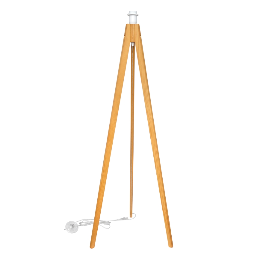 Lampadaire HELEN 1xE27/15W/230V crème/doré/chêne