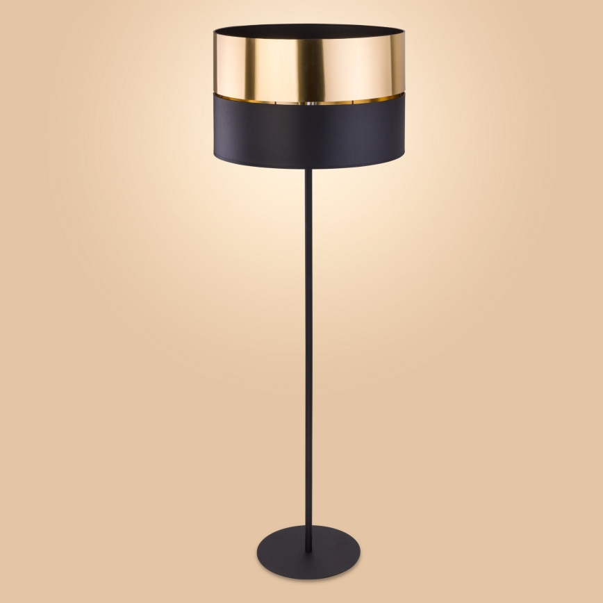 Lampadaire HILTON 1xE27/25W/230V laiton/noir