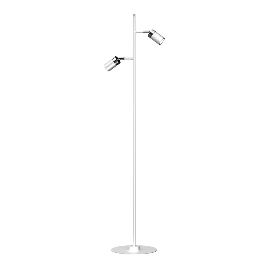 Lampadaire JOKER 2xGU10/25W/230V blanc/chrome brillant