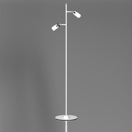 Lampadaire JOKER 2xGU10/25W/230V blanc/chrome brillant