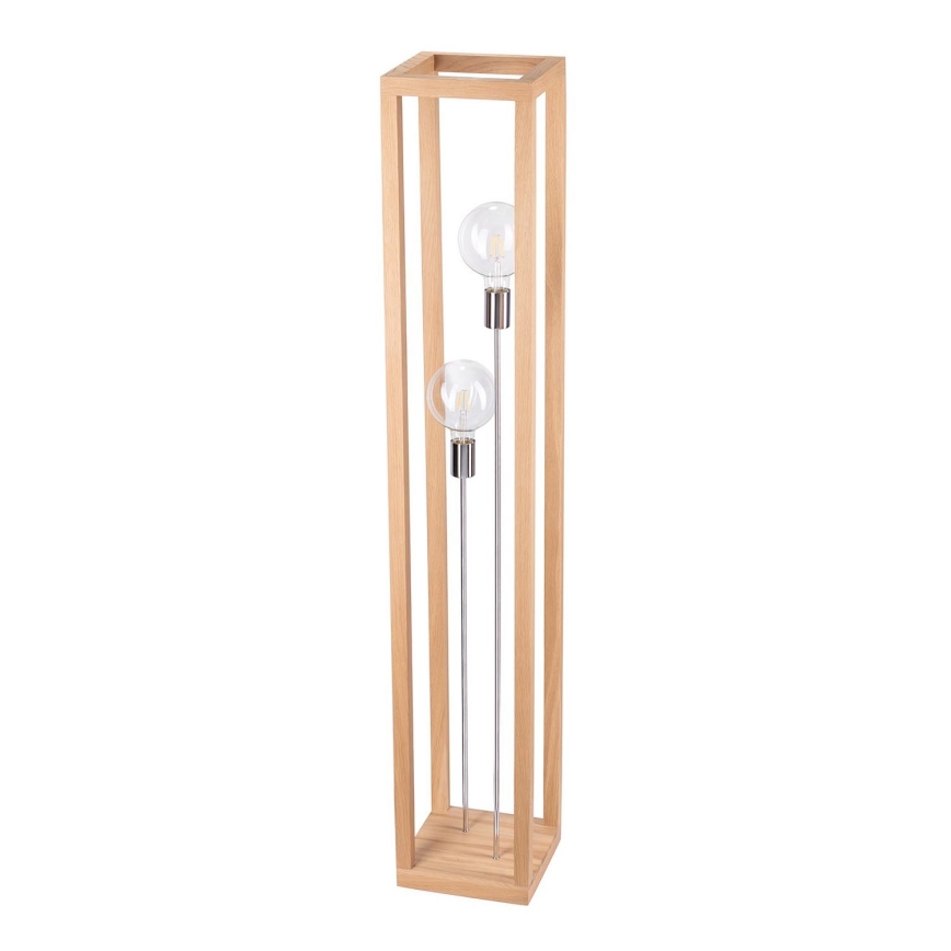 Lampadaire KAGO 2xE27/60W/230V chêne mat