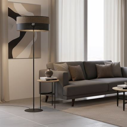 Lampadaire KARBON 1xE27/15W/230V noir/marron