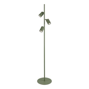 Lampadaire KARBON 3x GU10 10 W / 230 V vert