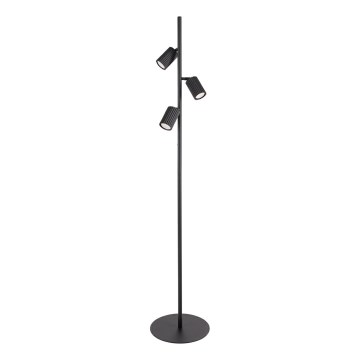 Lampadaire KARBON 3xGU10/10W/230V noir