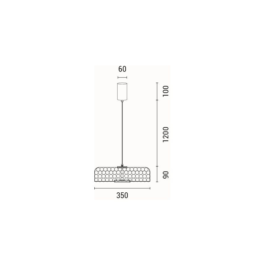 Lampadaire LED/10W/230V 3000K doré