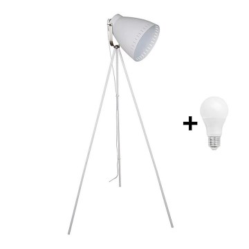 Lampadaire LED 1xE27/10W/230V blanc 145cm Lampadaire LED 1xE27/10W/230V blanc 145cm