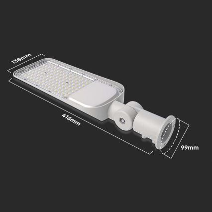 Lampadaire LED de rue avec capteur, puce SAMSUNG LED/30W/230V 6500K IP65