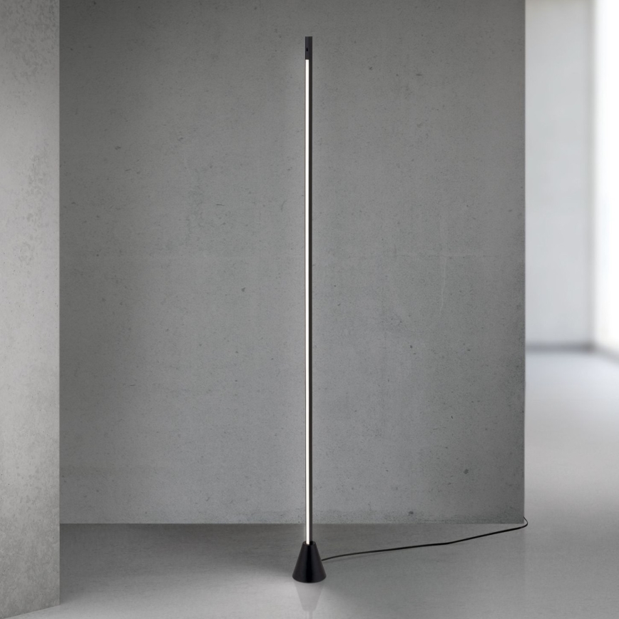 Lampadaire LED dimmable avec détecteur de mouvement SOJIE LED/26W/230V noir