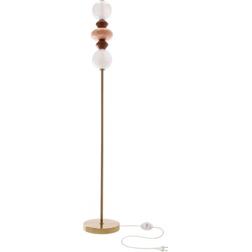 Lampadaire LED FLORES LED/15W/230V doré/orangé/marron