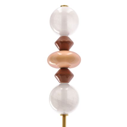 Lampadaire LED FLORES LED/15W/230V doré/orangé/marron