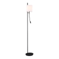 Lampadaire LED TOKYO 1xE27/40W/230V + LED/3W noir/blanc