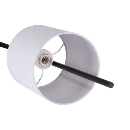 Lampadaire LED TOKYO 1xE27/40W/230V + LED/3W noir/blanc
