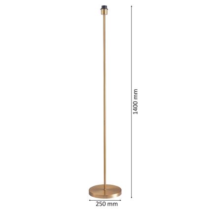 Lampadaire LED TUNJA 1xE27/20W/230V Ø 30 cm doré/gris