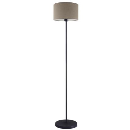 Lampadaire LED TUNJA 1xE27/20W/230V Ø 30 cm noir/taupe