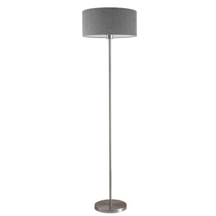 Lampadaire LED TUNJA 1xE27/20W/230V Ø 38 cm chrome mat/gris