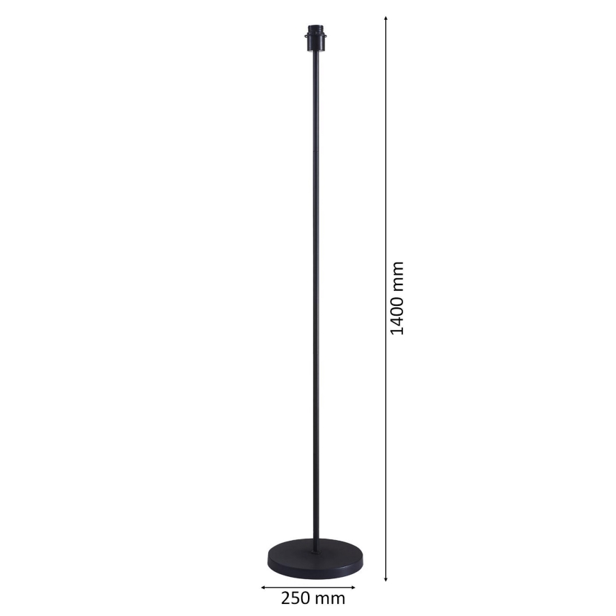 Lampadaire LED TUNJA 1xE27/20W/230V Ø 38 cm noir/marron