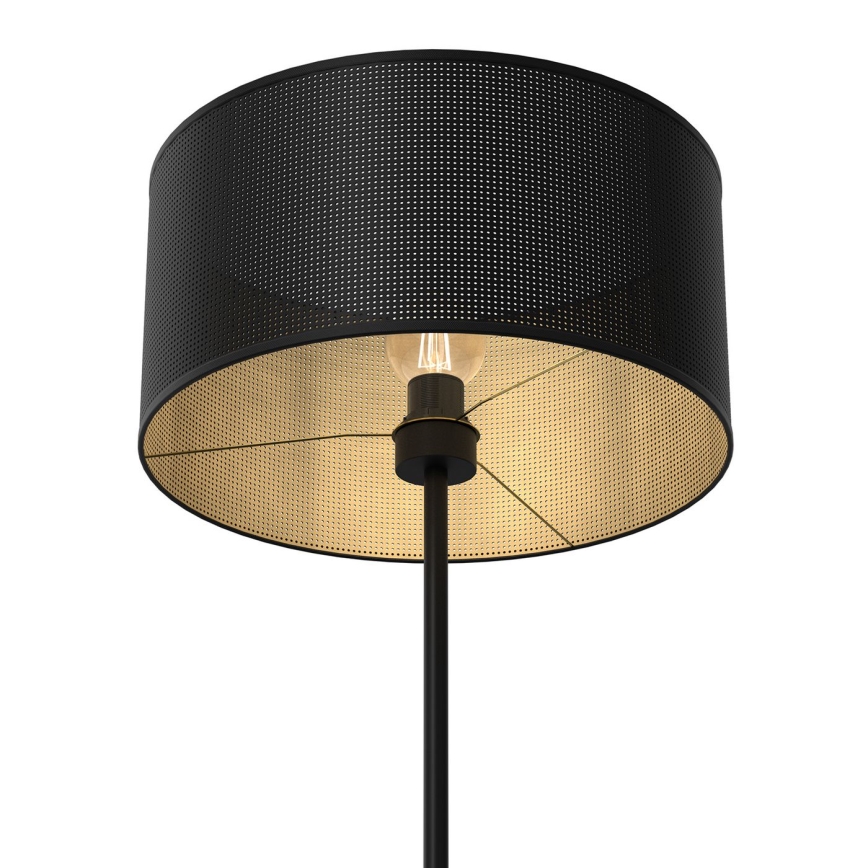 Lampadaire LOFT SHADE 1xE27/60W/230V noir/doré
