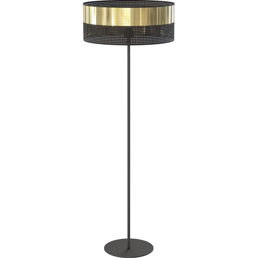 Lampadaire LUX 1xE27/15W/230V noir/doré