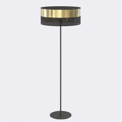 Lampadaire LUX 1xE27/15W/230V noir/doré