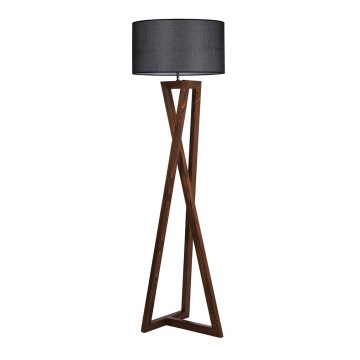 Lampadaire MACKA 1xE27/60W/230V noir/marron