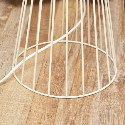 Lampadaire MERCURE 1xE27/15W/230V crème