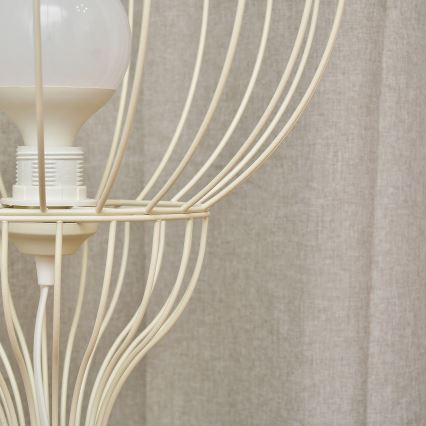 Lampadaire MERCURE 1xE27/15W/230V crème