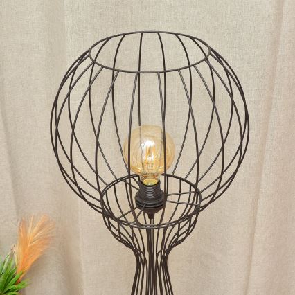 Lampadaire MERCURE 1xE27/15W/230V noir
