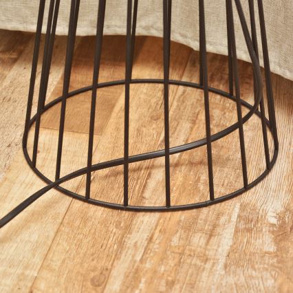 Lampadaire MERCURE 1xE27/15W/230V noir