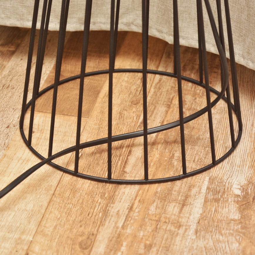 Lampadaire MERCURE 1xE27/15W/230V noir