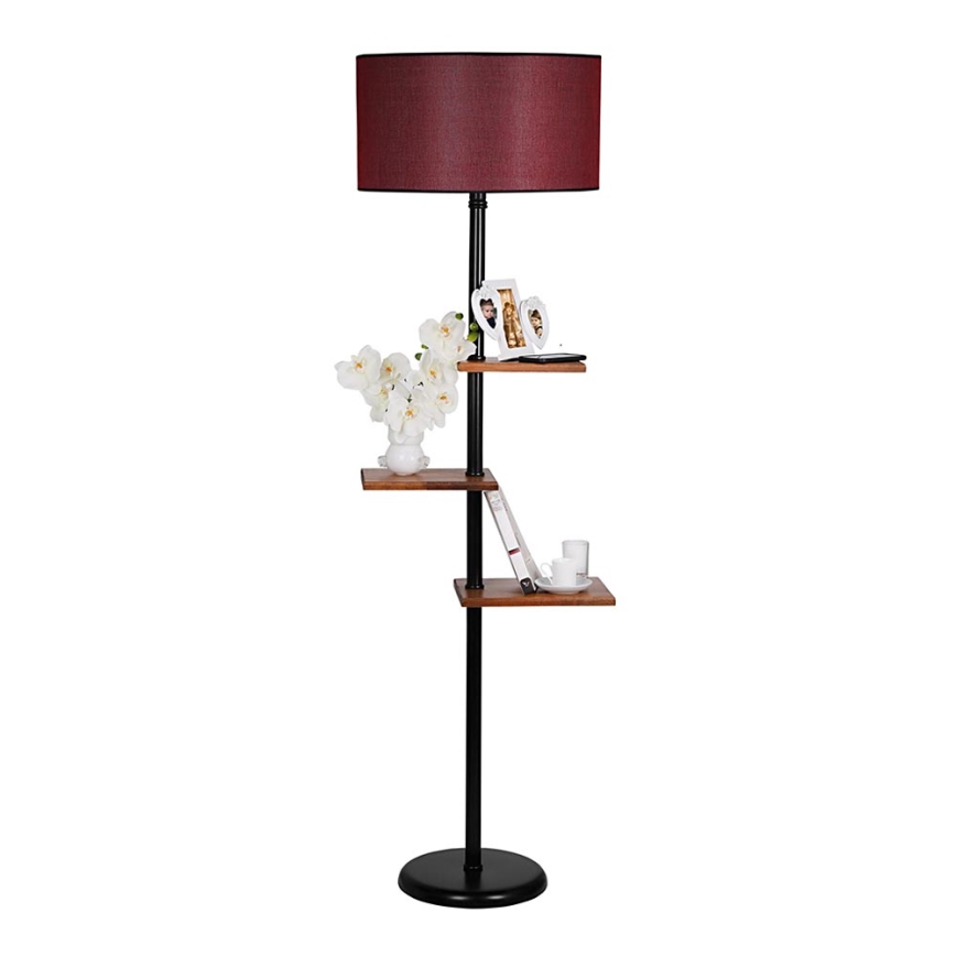 Lampadaire MODA 1xE27/60W/230V rouge/noir