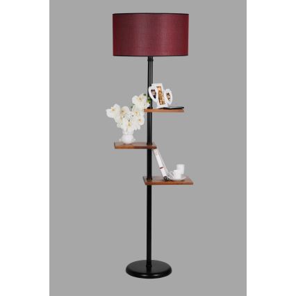 Lampadaire MODA 1xE27/60W/230V rouge/noir