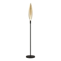Lampadaire NORDIC 1x G9/5W/230V noir / beige fumé