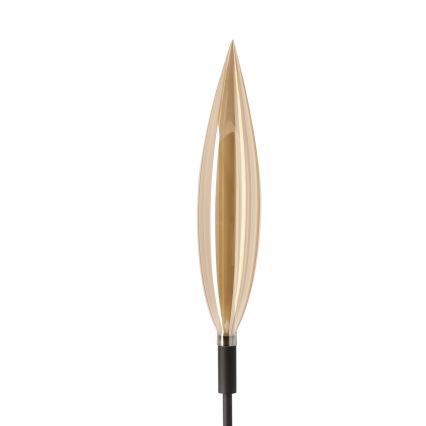 Lampadaire NORDIC 1x G9/5W/230V noir / beige fumé